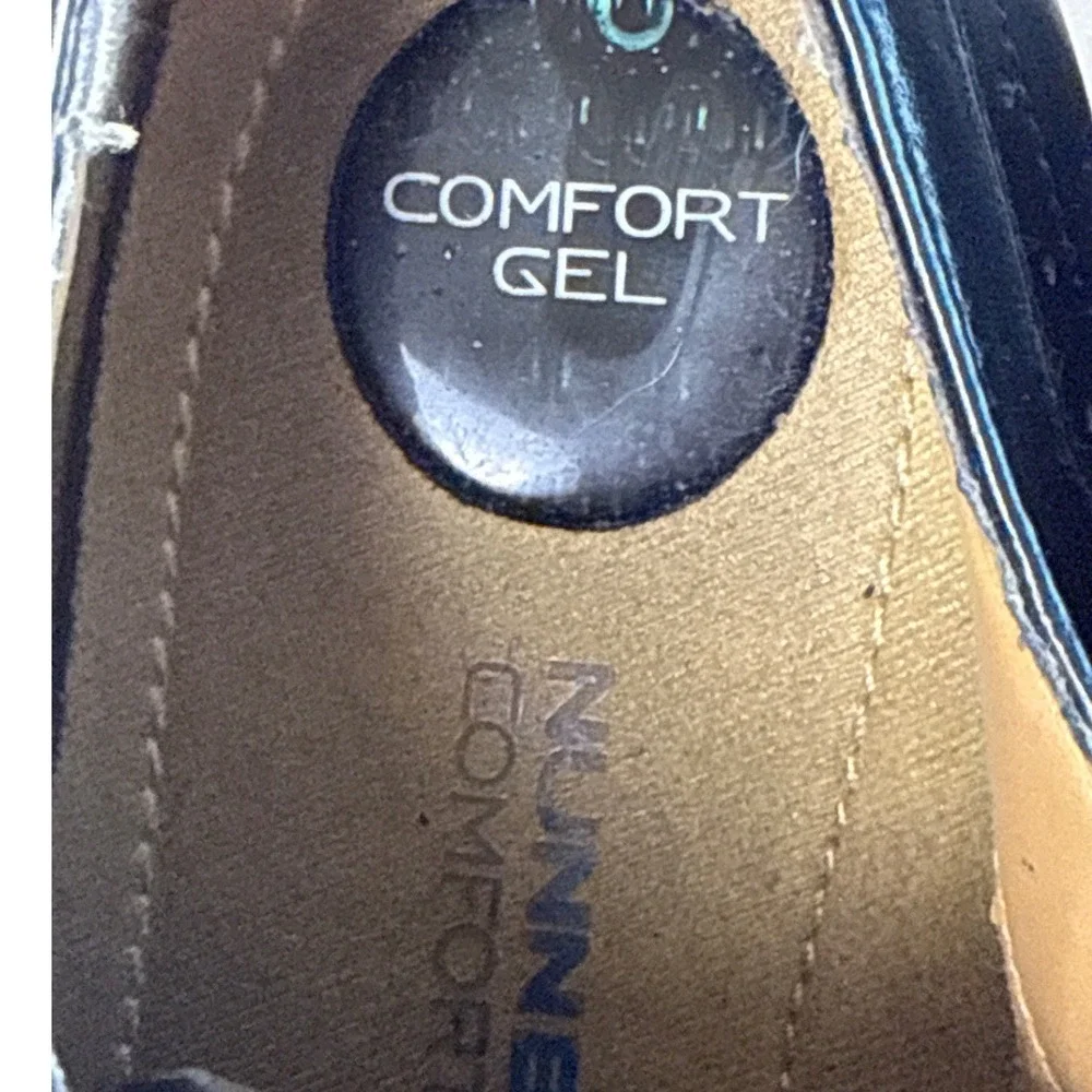 Nunn Bush Mens 12 M Black Leather Wingtip Oxford Dress Shoes Comfort‎ Gel